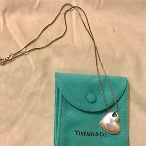 Tiffany & Co. heart necklace in good condition